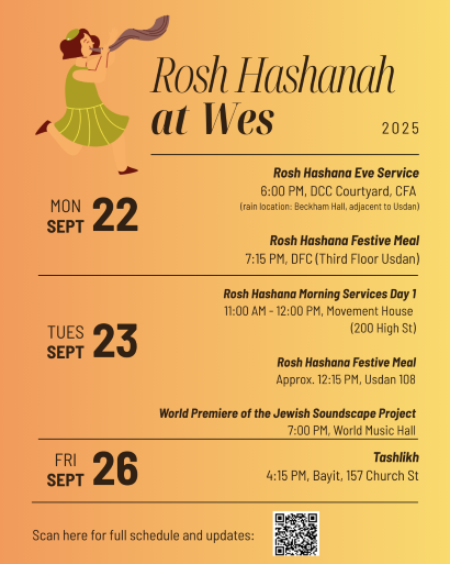 rosh hashana 2025 flyer