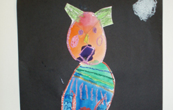 Credit: Nocturnal owls by 1st grade students at Lisbon Regional School, Lisbon, NH. Art teacher: Lila Nilsen