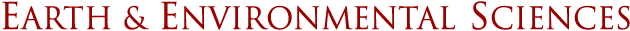 Earth & Environmental Sciences