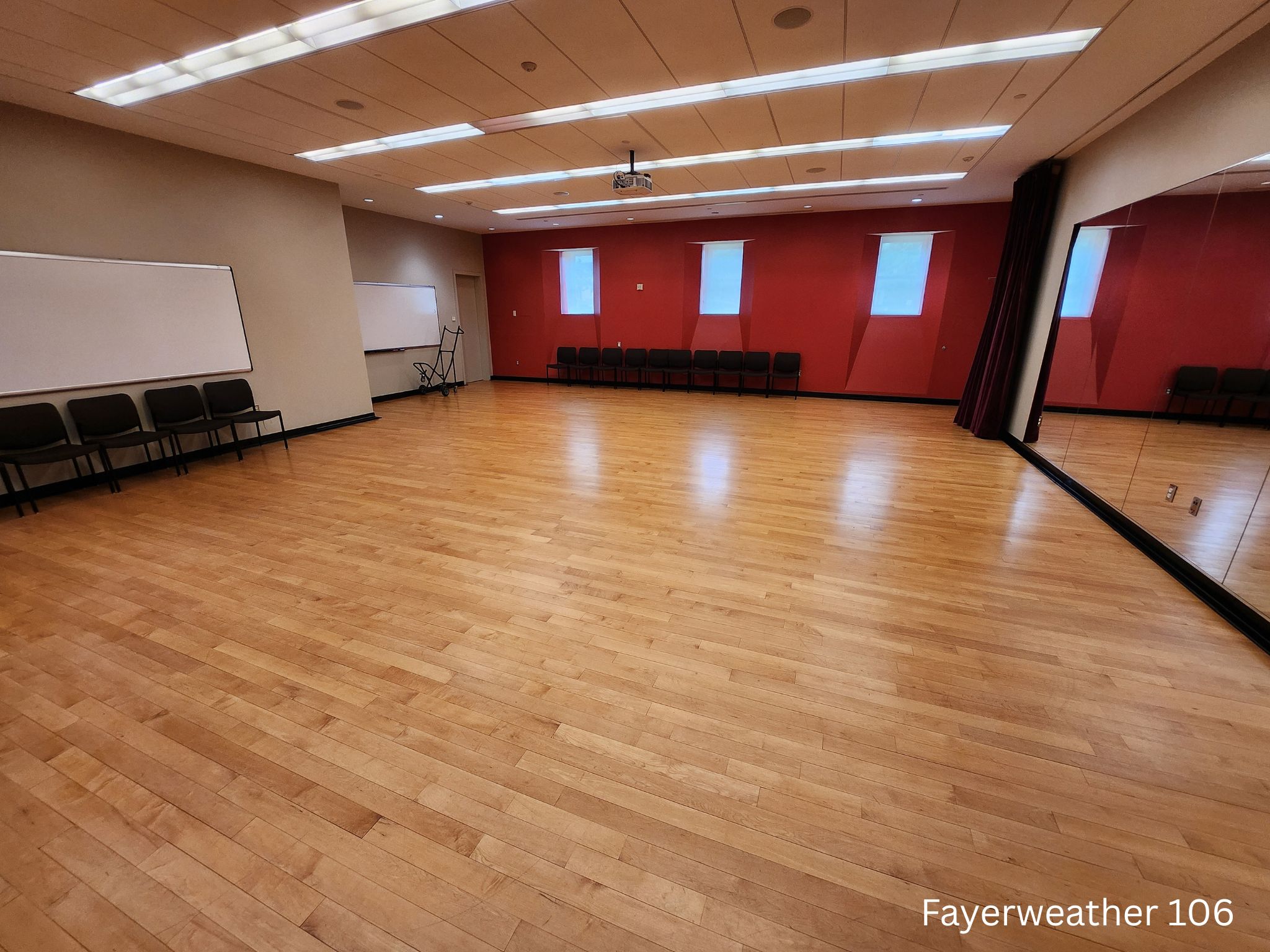 fayerweather 106 dance rehearsal room