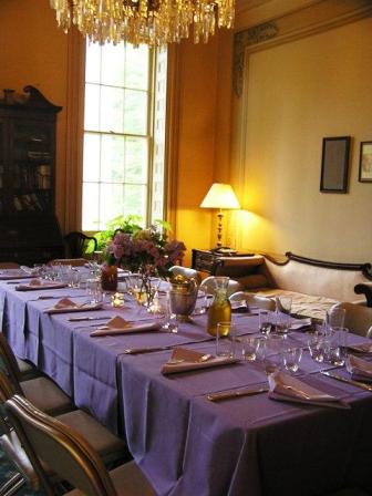 reception in Thorndike Parlor