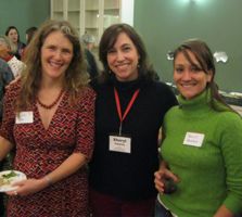 Students and Staff at the Winter Reception