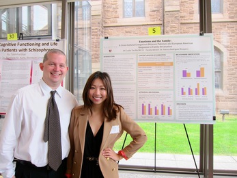 Leslie Tan with Prof. Steve Stemler