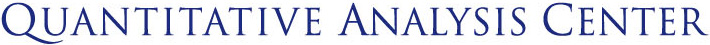 Quantitative Analysis Center