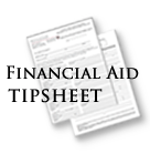 Financial Aid Tipsheet