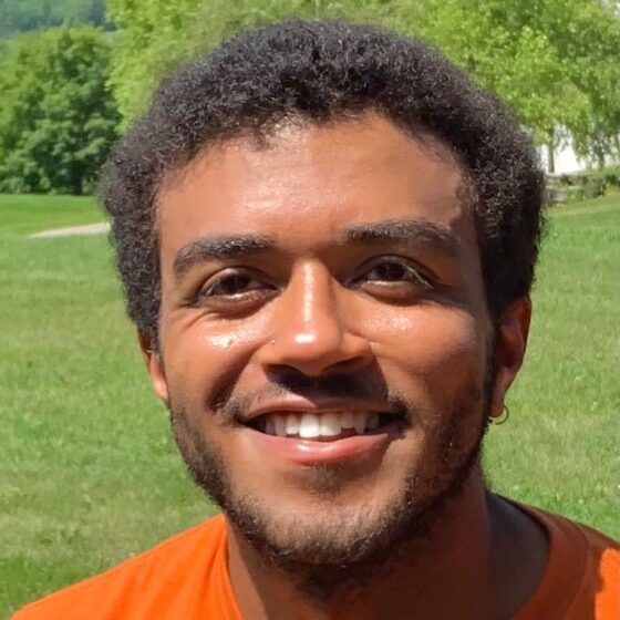Malik Booker ’25 served with the U.S. Navy.