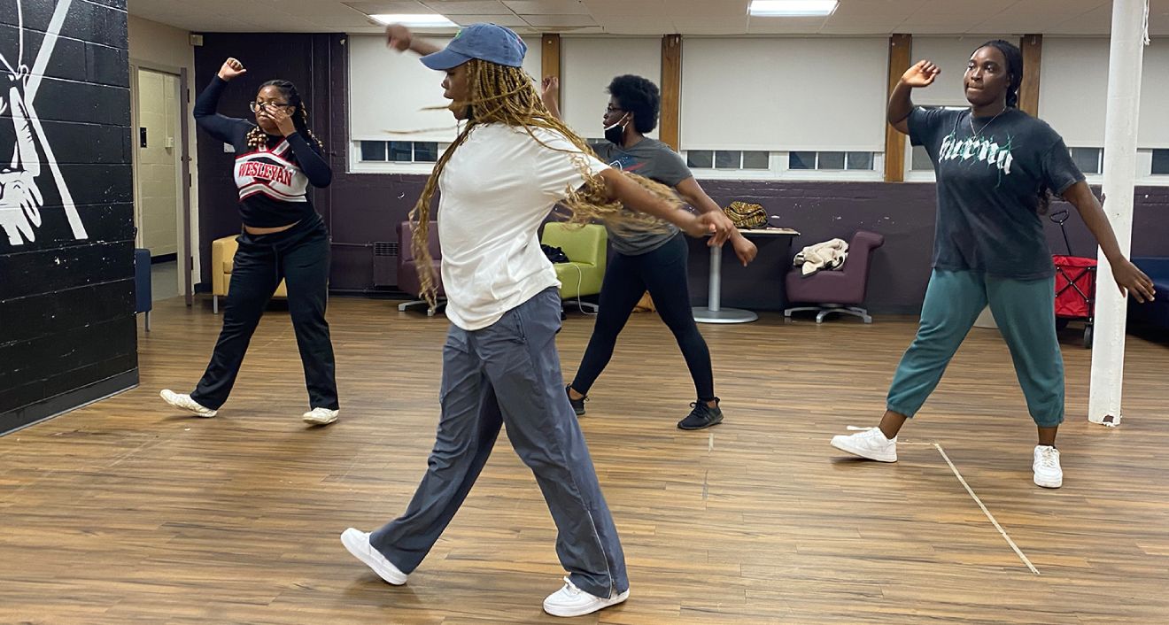The African Student Association and Fries Center for Global Studies hosted an Afrobeats Dance Class at the Malcolm X House.