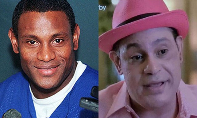 Sammy Sosa, then and now.