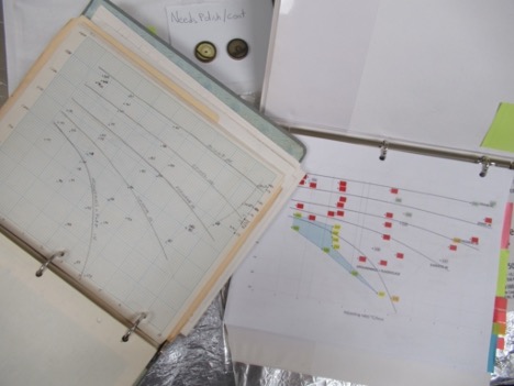 Walker’s note from 1970 (left) and Davonen’s current research