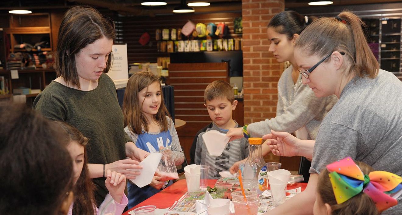 Cardinal Kids is a teaching collective run by Wesleyan students, each adapting their on-campus work into fun, interactive lessons for children in grades 1–5.