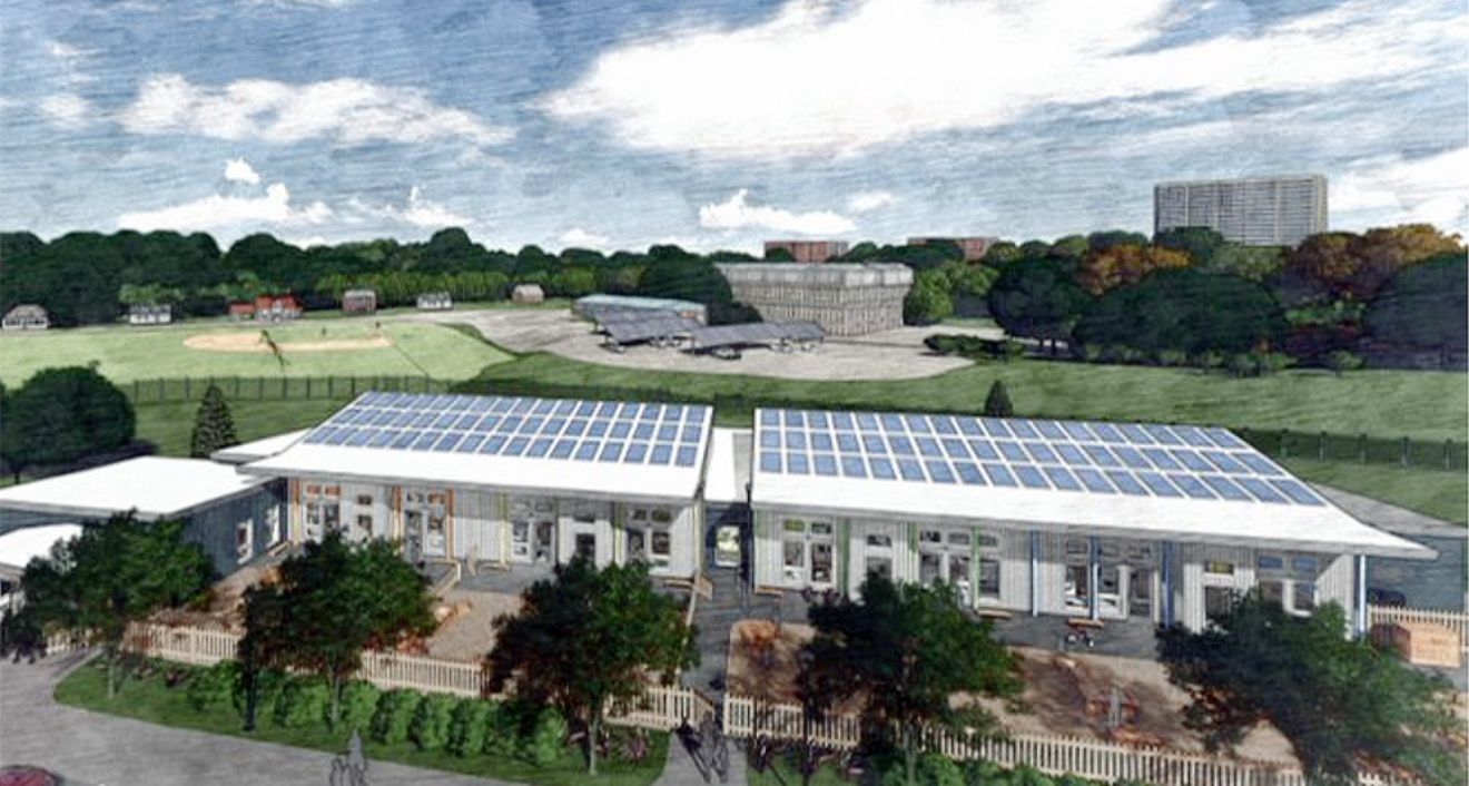The new Neighborhood Preschool building will be able to accommodate up to 52 children.