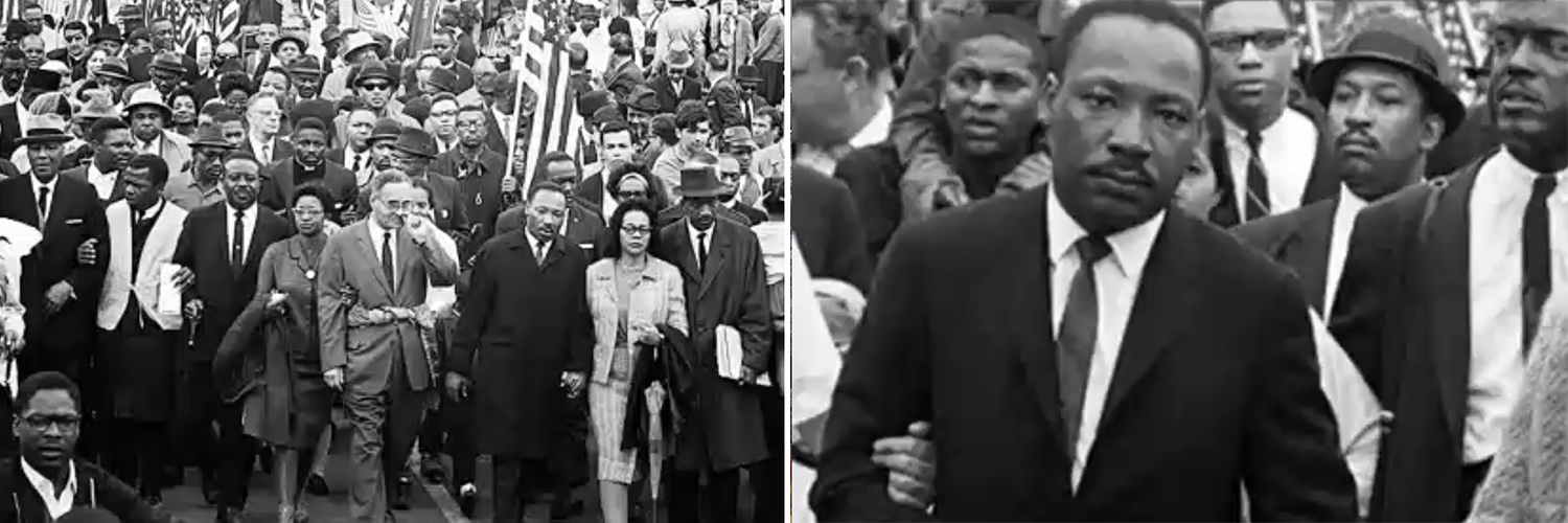 A slideshow showcasing several images of Dr. Martin Luther King, Jr. was shown during Wesleyan’s 15th annual MLK Day celebration on Feb. 4.