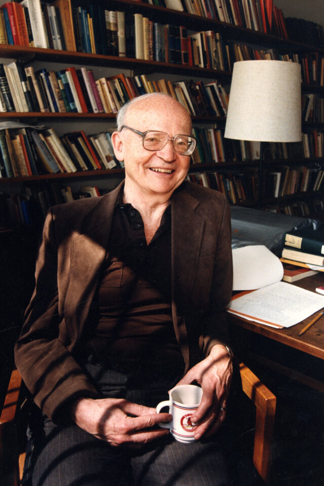 Richard Vann, 1997. (Photo courtesy of Wesleyan’s Special Collections & Archives)