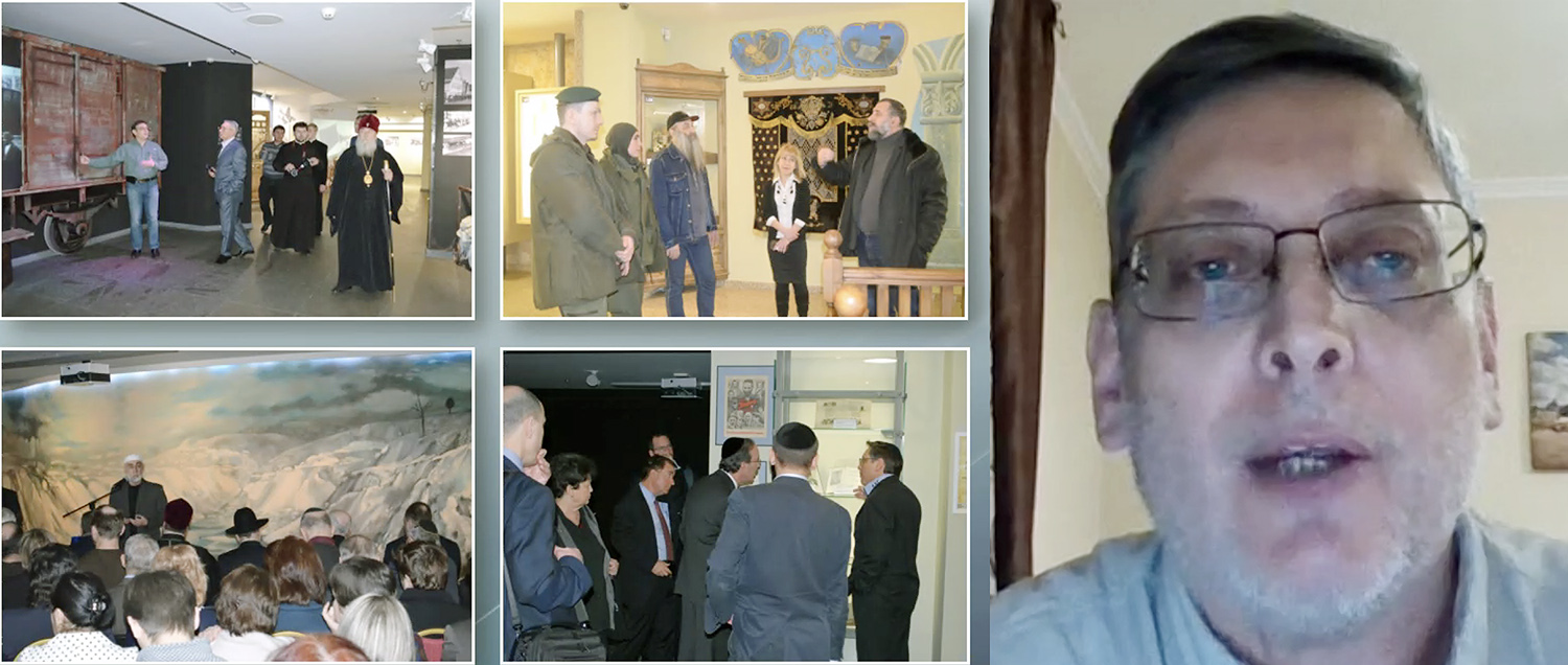 Guest speaker Igor Shchupak, director of the Jewish Memory and Holocaust in Ukraine Museum and the Ukrainian Institute for Holocaust Studies, said the museum “is a platform for dialogue.”  Museum-goers are frequently from different nationalities and religions.