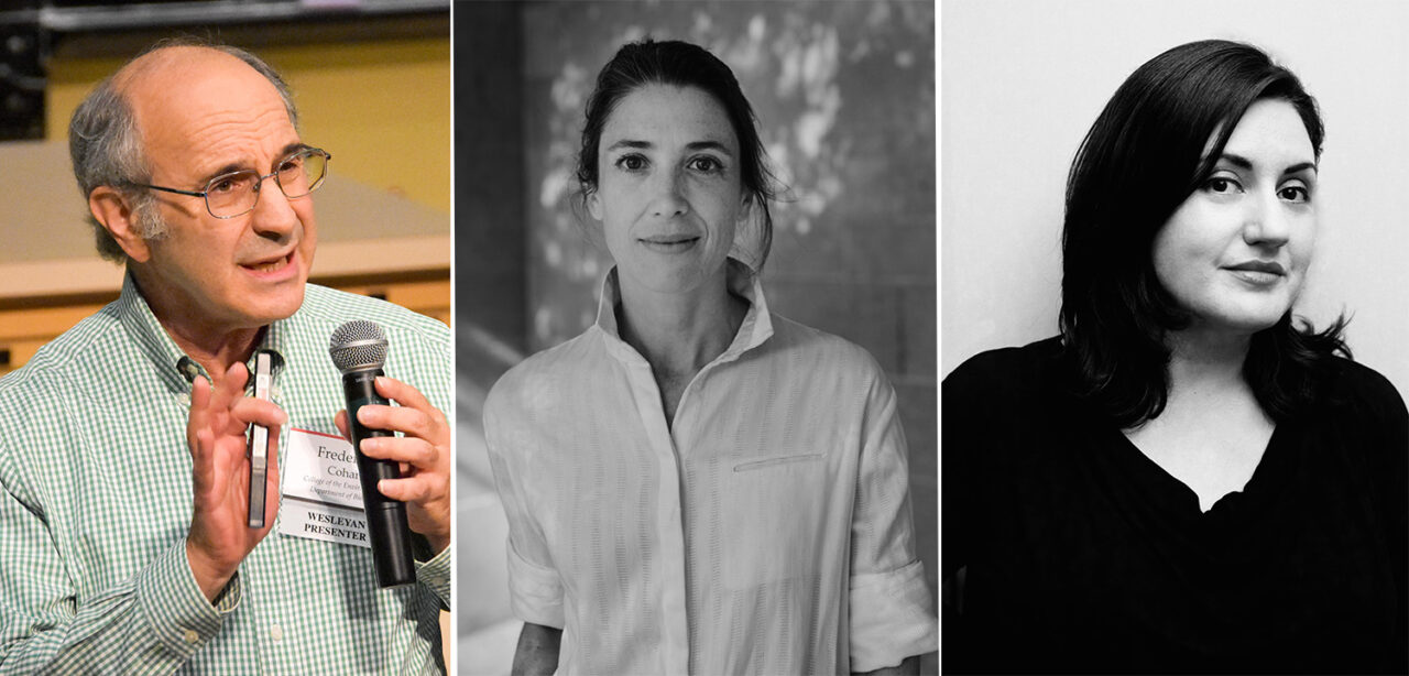 Frederick M. Cohan, professor of biology; María Ospina, associate professor of Spanish; and Victoria Smolkin, associate professor of history, are recipients of the Binswanger Prizes for Excellence in Teaching.
