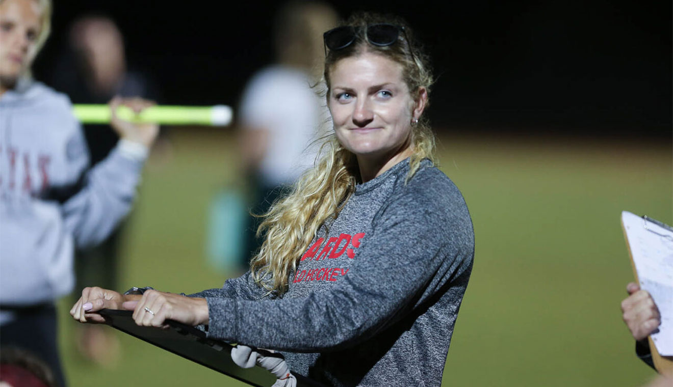 Christine Kemp will be promoted to adjunct associate professor of physical education on July 1. (Photo by Stan Godlewski)