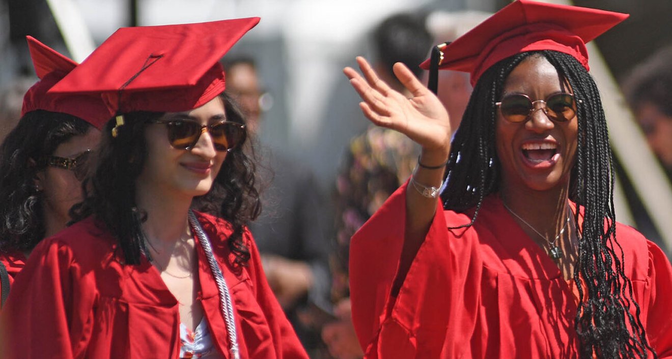 Members of the Class of 2020 returned to campus June 3-5 to celebrate with an in-person Commencement and weekend of celebration. Their in-person commencement was postponed due to the COVID-19 pandemic. (Photo by Olivia Drake)