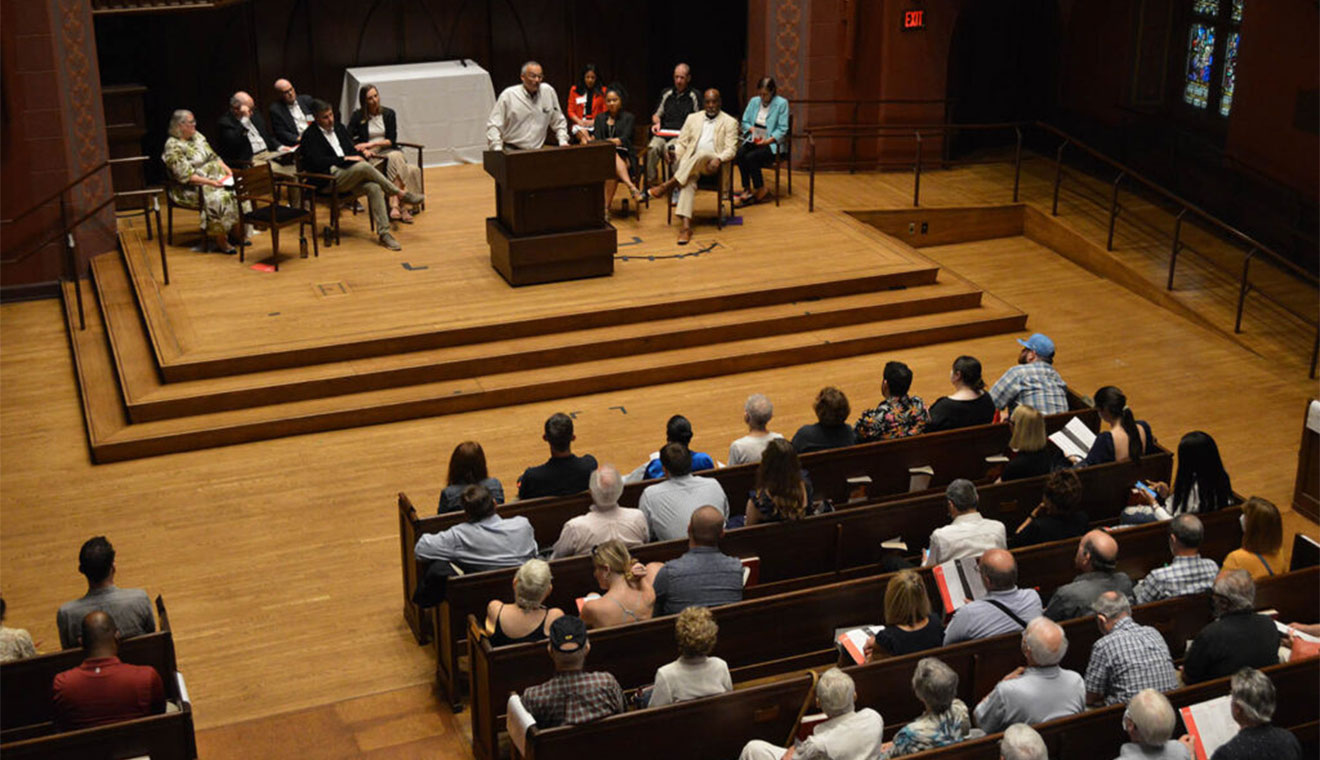 The Wesleyan Alumni Association held its annual meeting in Memorial Chapel on May 21.