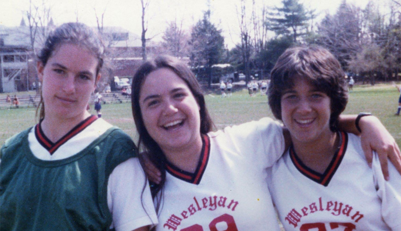 Say Lennon ’82, Terry Cowdrey ’82 and Linda Polonsky ’82.