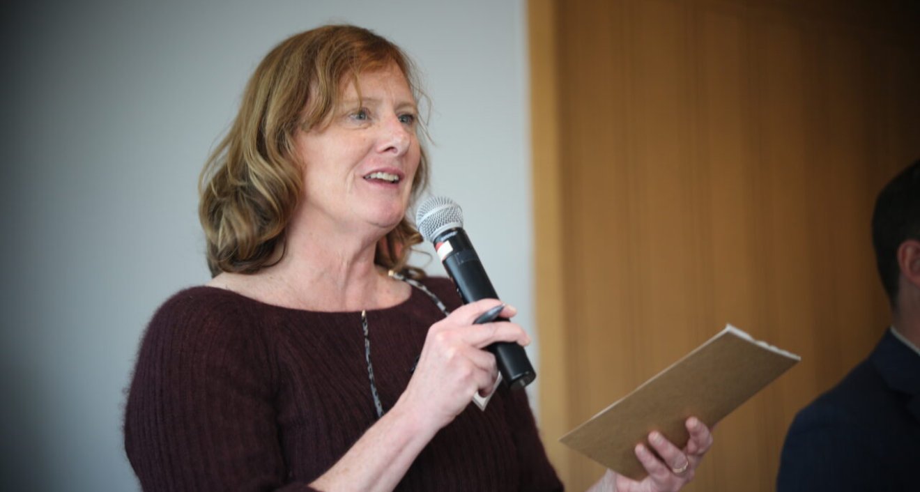 Director Jennifer Tucker established Wesleyan’s Center for the Study of Guns and Society as a hub for interdisciplinary humanities scholarship around firearms. Photo by Kseniia Guliaeva.