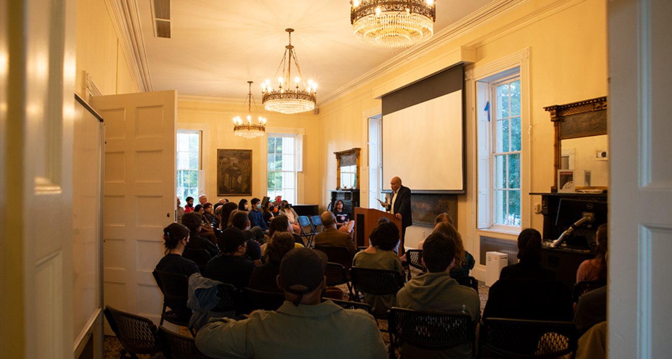 Yuri Herrera, Distinguished Writer in Residence. Photo by Amy Albert