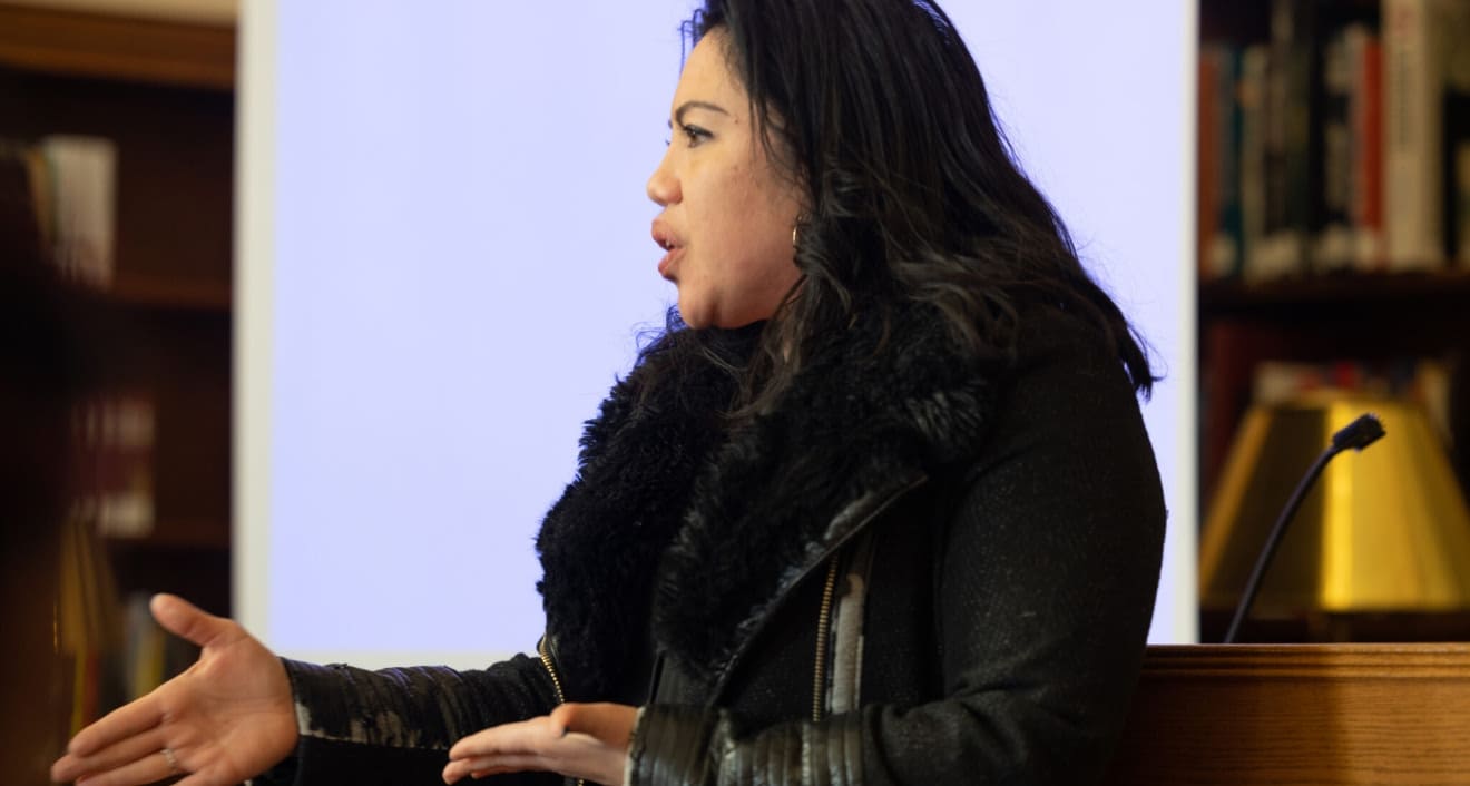Faculty Fellow Maria-Christina Oliveras. Photo by Sandy Aldieri of Perceptions Photography.