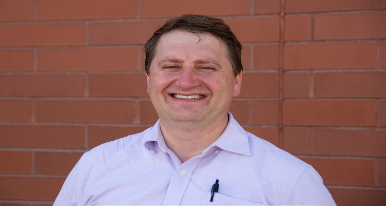 Visiting Assistant Professor of Physics Arkady Kurnosov.