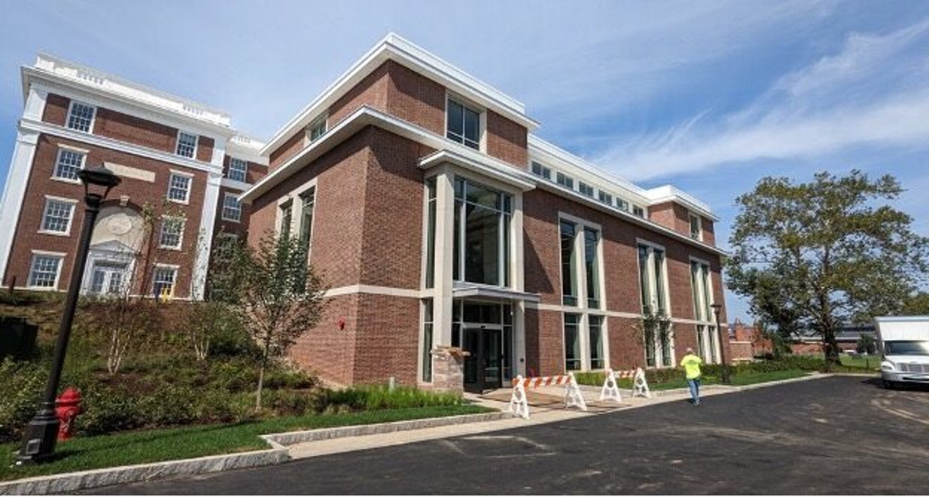 The newly renovated Public Affairs Center.