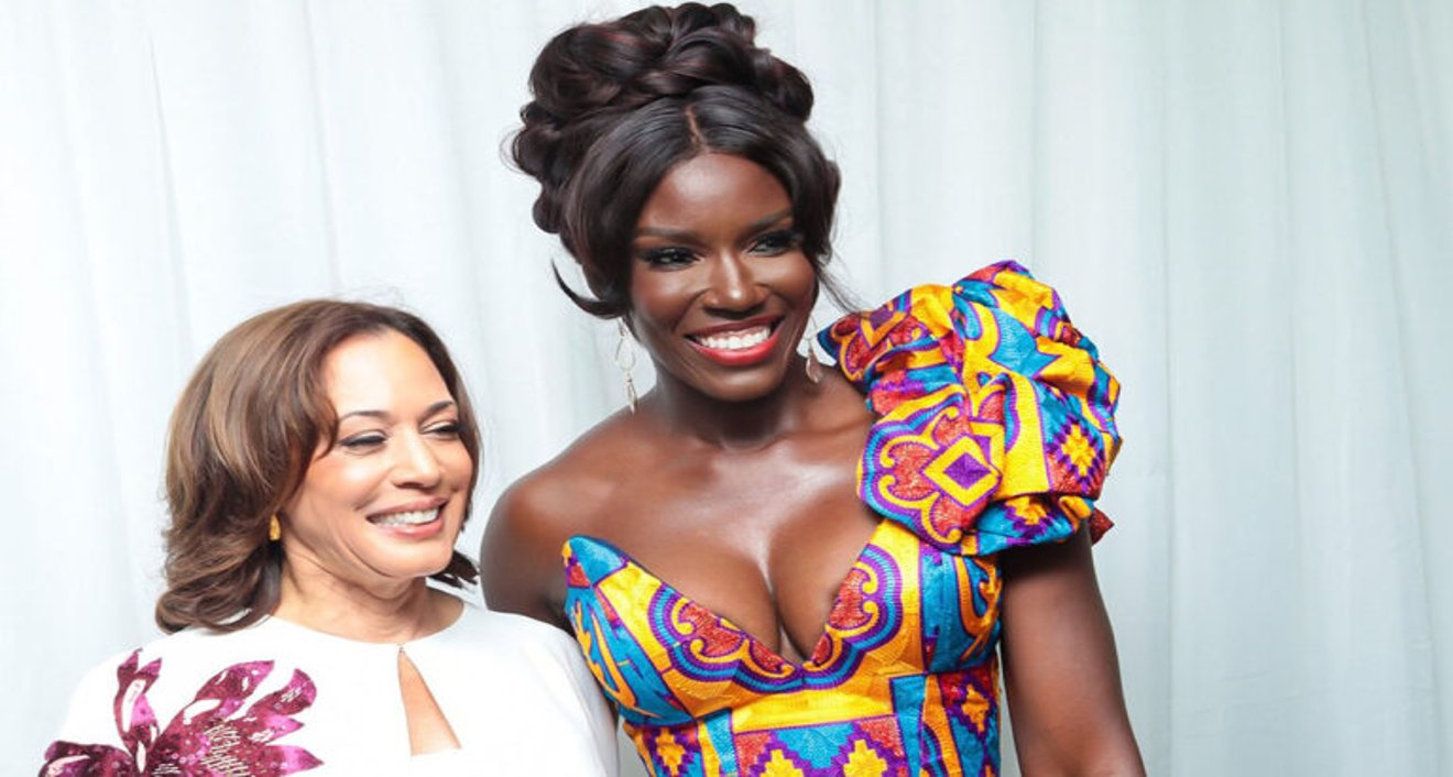 Vice President Kamala Harris and Bozoma Saint John ’99. Photo courtesy Bozoma Saint John.