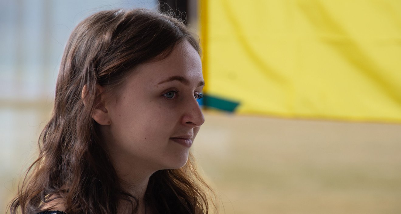 Julia Kulchytska ’24. (Mike Mavredakis)