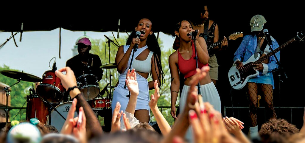 Black Raspberry performs at Spring Fling, May 2023.