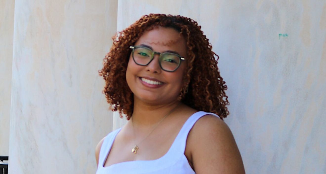 Yohely Comprés ’24 was awarded the Vanguard Prize, Senior Legacy Award, and the Levy-Spira Prize. (Photo courtesy of Yohely Comprés)
