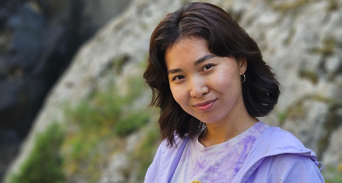 Diana Zhumalieva ’24 was awarded the Butterfield Prize, John W. Paton Prize, and the Thorndike Prize. (Photo courtesy of Diana Zhumalieva ’24)