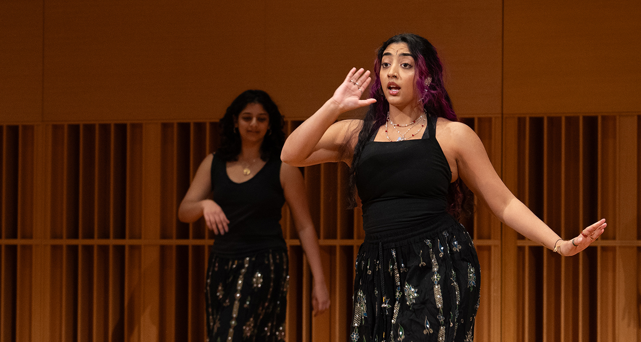 Student dancers perform at Samsara on Feb. 15. (Photo by Lucas Buu-hoan ’26)
