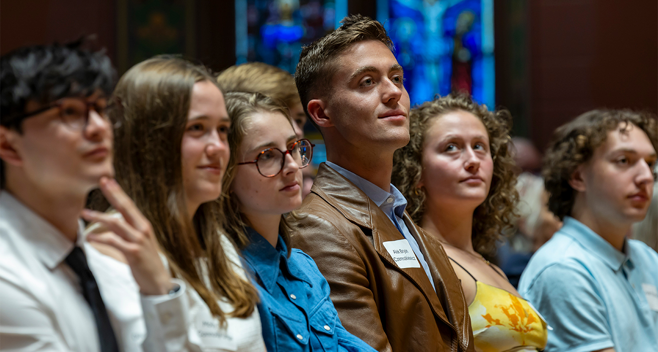 Students at Phi Beta Kappa