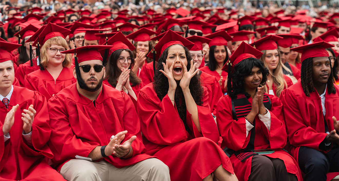 Crowd at Commencement