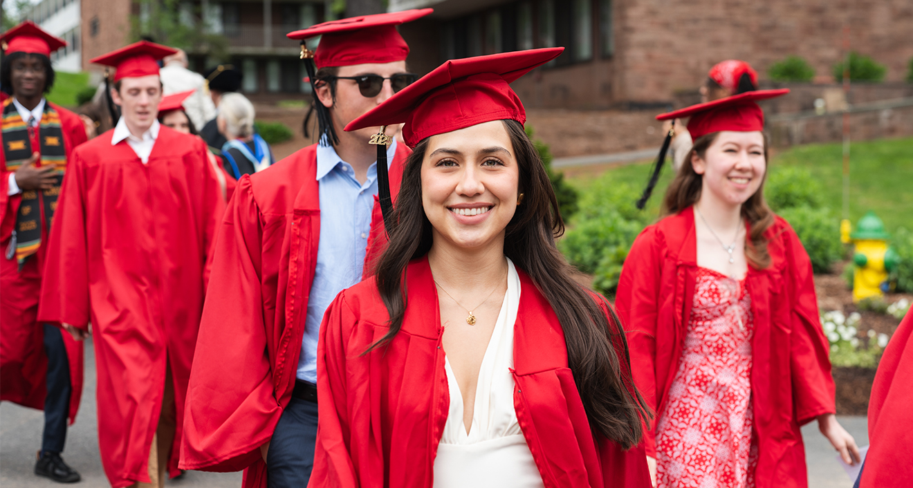 193rd Commencement Student Smiling