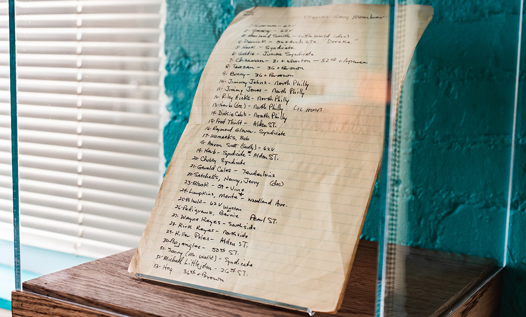 list of handwritten names