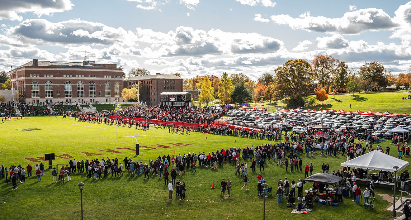 Andrus Field during Homecoming game