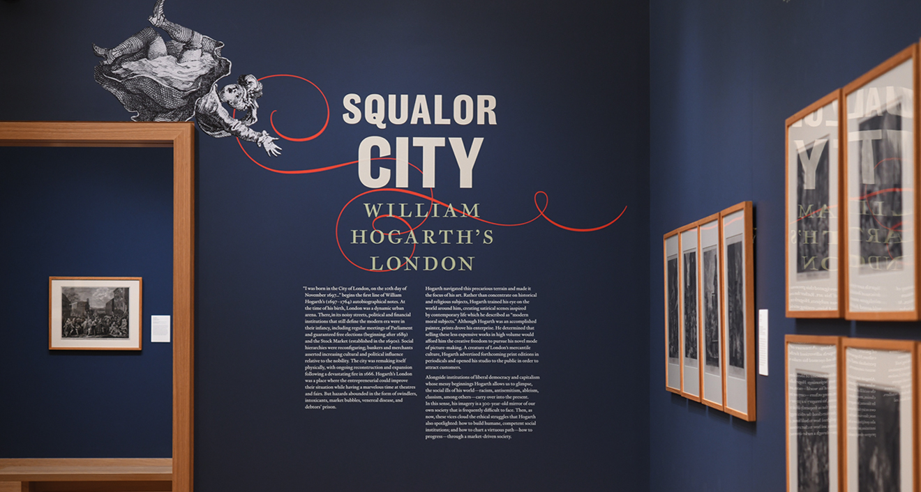 Pruzan Art Center Hogarth exhibit