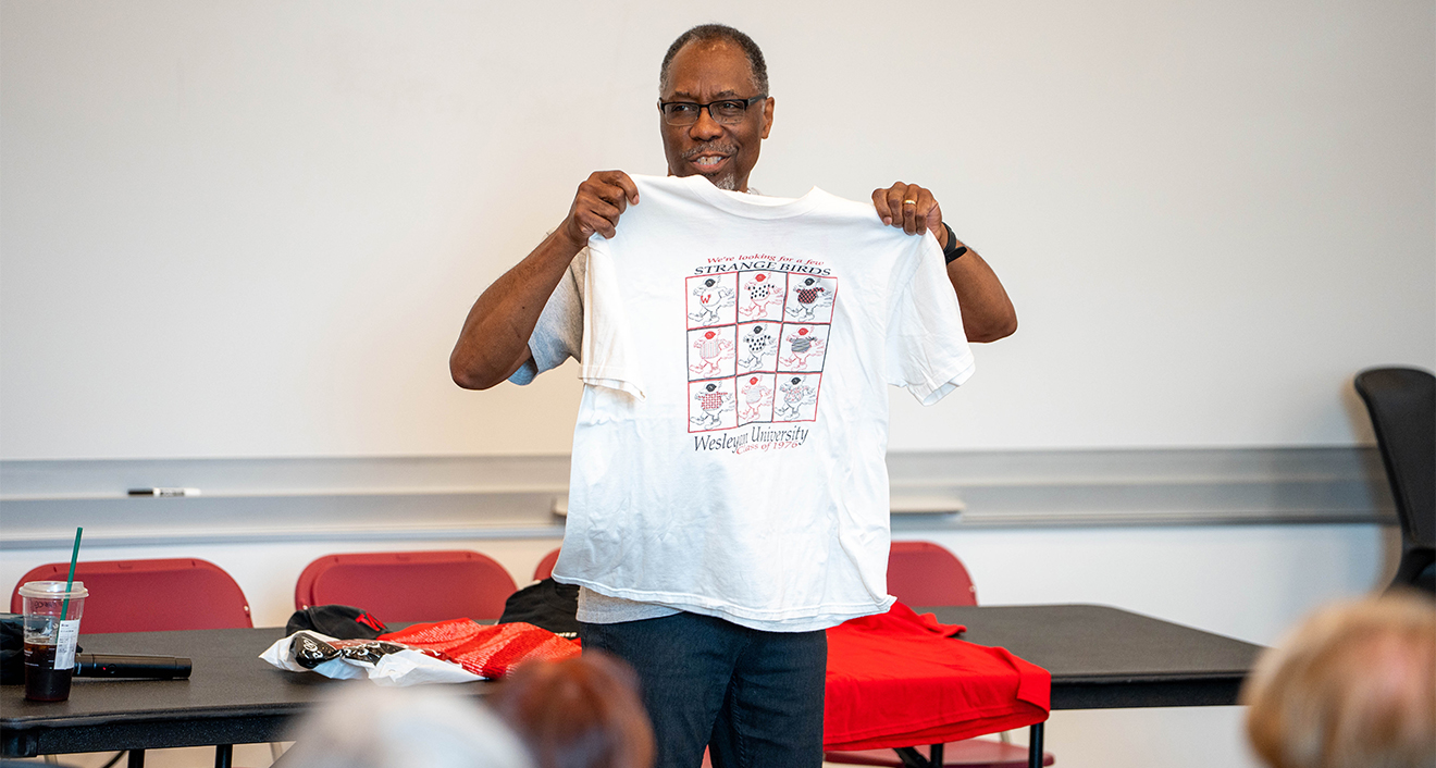 Byron Haskins ’76 at Reunion