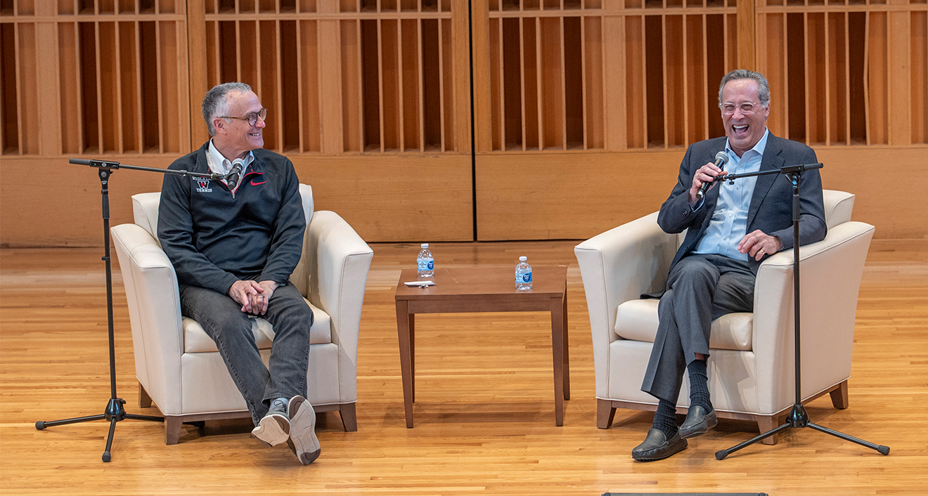 Michael S. Roth ’78 and Tony Marx ’81