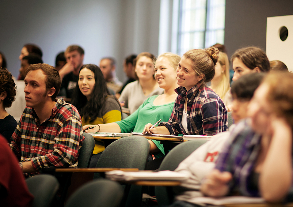 Students engaged in discussion