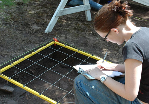 Mapping finds at Beman Triangle