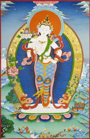 Tibet's Living Art: Paintings by Jampa Tsoudue