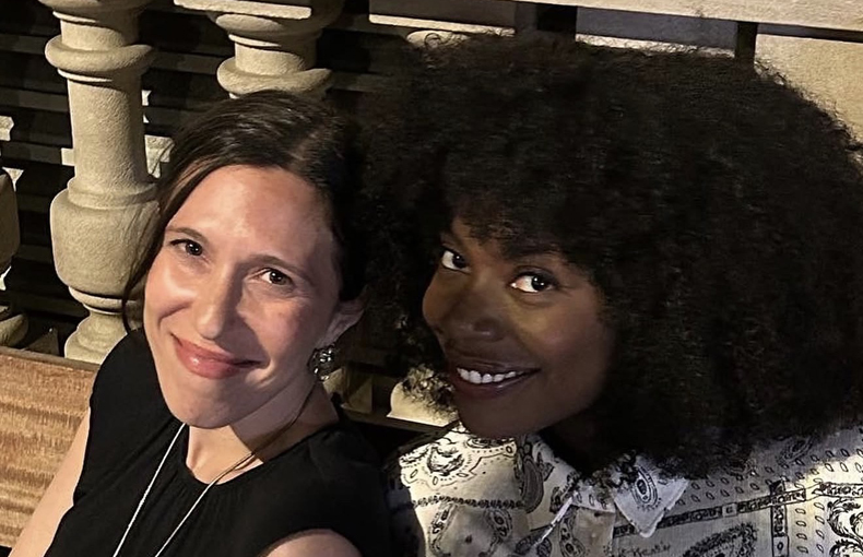 Darah Golub and Melanie Charles. Photo by Darah Golub.