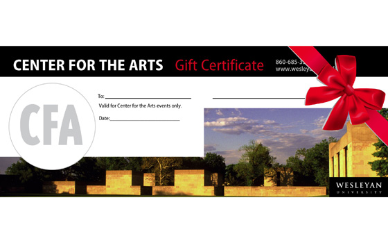 CFA Gift Certificate