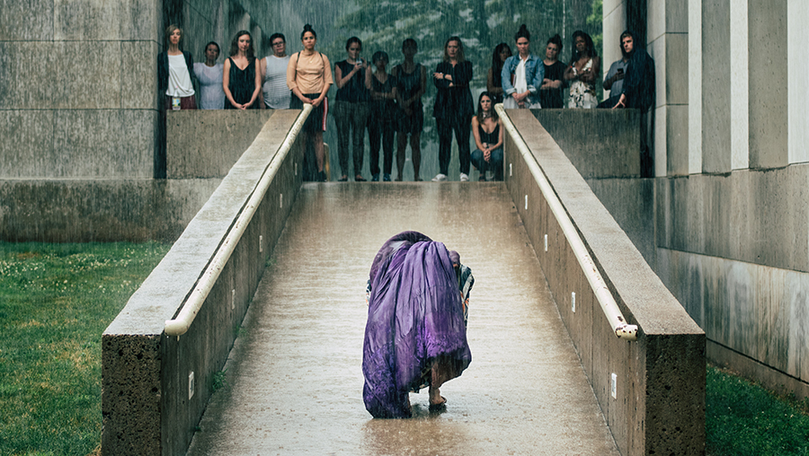 Eiko Otake performing as part of ICPP summer session 2017 