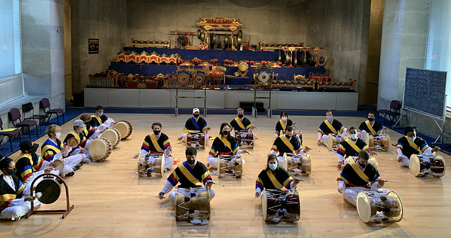 Korean Drumming and Creative Music
