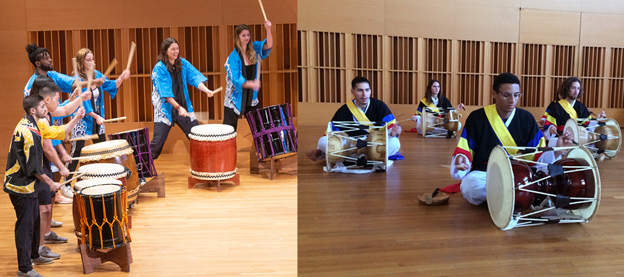 Taiko Drumming Ensemble and Korean Drumming and Creative Music Ensemble